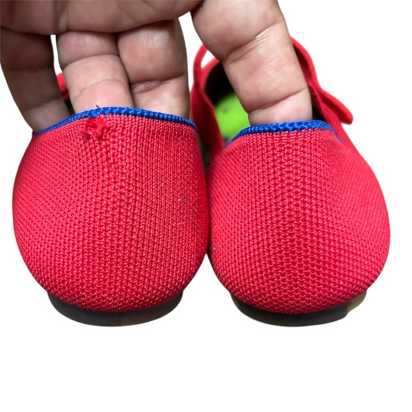 Rothy's | The Square Mary Jane flat in Lollipop Red - Picture 5 of 9